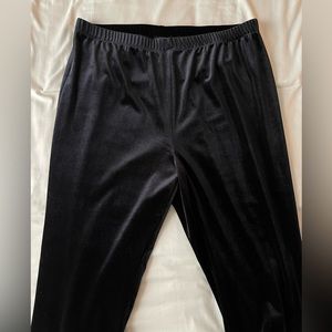 Velvet flair pants